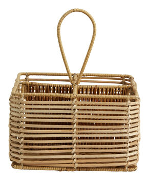 Natural Rattan Holder With Four Dividers, 2 of 4