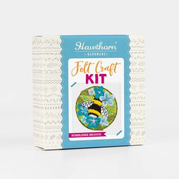 Bumblebee Felt Craft Brooch Kit, 2 of 7