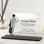 Personalised Muslim Graduation Acrylic Plaque, thumbnail 1 of 6