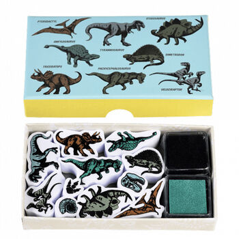 Dinosaur Set Of Mini Stamps, 3 of 3