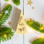 Pastel And Gold Jesmonite Christmas Tree Decoration, thumbnail 9 of 9
