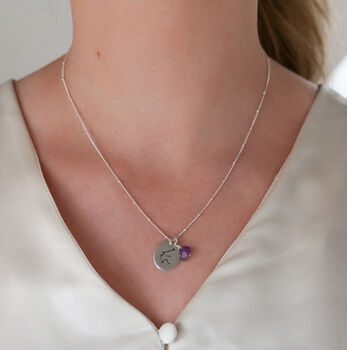 Constellation Necklace With Gemstone Nugget, 3 of 9