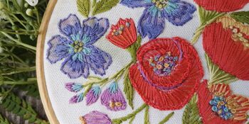 Poppies Embroidery Kit, 7 of 11