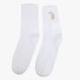 Women's Woodland Animals Embroidered Cotton Ankle Socks Five Pack, thumbnail 6 of 7