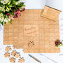 Wedding Guest Book Alternative Custom Jigsaw Puzzle, thumbnail 5 of 10