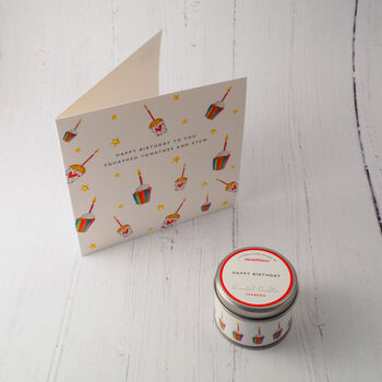 Happy Birthday Card And Candle Gift: Little Cupcakes, 3 of 4