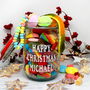 'Happy Christmas' Personalised Retro Sweets Jar, thumbnail 2 of 5