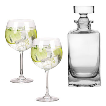 Luxury Personalised Gin Decanter And Glasses, 2 of 8