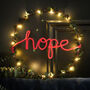 Personalised Christmas Fairy Light Decorative Wreath, thumbnail 3 of 10