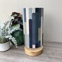 Seattle Blue Retro Style Cylinder Lampshades, thumbnail 1 of 9