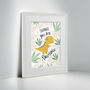 Personalised Dinosaur Children’s Nursery Framed Print, thumbnail 2 of 10