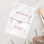 Teacher Thank You Bracelet Gift Best Teacher Pink, thumbnail 3 of 9