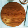 Personalised Round Wooden Placemat, thumbnail 1 of 2