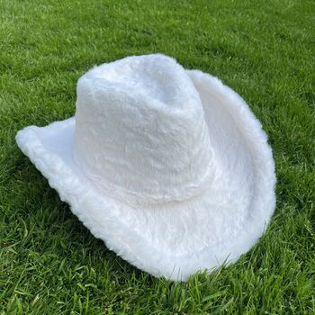White Fur Cowboy Hat, 4 of 5