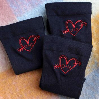 Personalised Valentines Socks Gift For Men And Women, 3 of 8