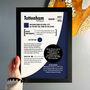 Personalised Season Print Gift For Spurs Fans, thumbnail 3 of 6