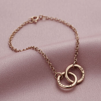 Personalised Double Hoop Names Bracelet, 3 of 9