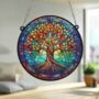 Tree Of Life Stained Glass Effect Suncatcher, thumbnail 6 of 6