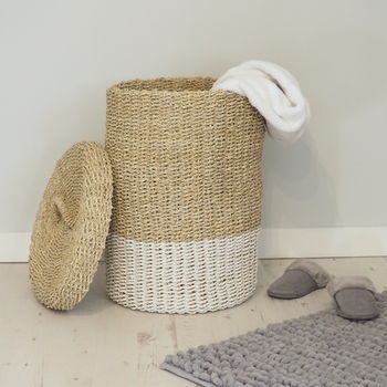 Wicker Linen Basket, 2 of 4