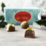 Chocolate Ballotin | Chocolate Christmas Pudding | 200g, thumbnail 1 of 3