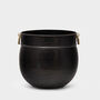 Pembridge Extra Large Hammered Brass Planter 45cm, thumbnail 5 of 9