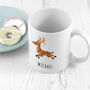 Personalised Reindeer Christmas Mug, thumbnail 5 of 12