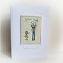 Personalised Embroidered Father's Day Card, thumbnail 8 of 8