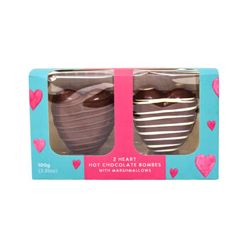 Heart Shaped Hot Chocolate Bombes Set, 3 of 3