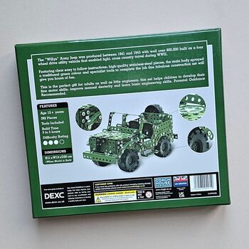 Army Jeep Metal Construction Set, 4 of 4