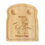 Personalised Dinosaur Egg And Toast Board, thumbnail 2 of 3