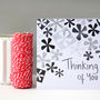 Thinking Of You Floral Card, thumbnail 7 of 8