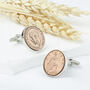 Farthing 1955 70th Birthday Coin Cufflinks, thumbnail 1 of 11