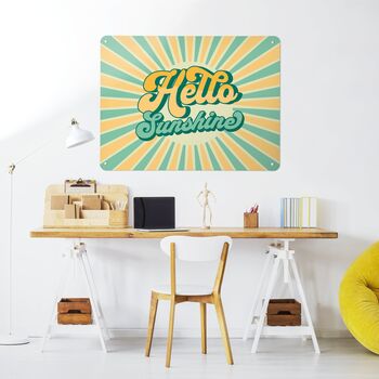 Hello Sunshine Quote / Large Magnetic Notice Board, 4 of 9