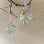 Set Of Six Pastel Rainbow Effect Baubles Bright Christmas Decor, thumbnail 2 of 7