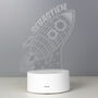 Personalised Space Rocket LED Night Light, thumbnail 3 of 12
