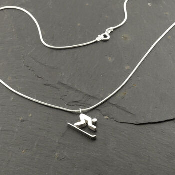 Skiing Necklace, 4 of 4