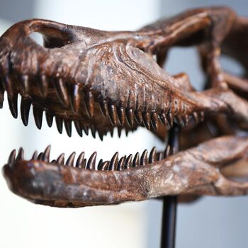 Velociraptor Dinosaur Skull Painted 3D Model Gifts For Him, 2 of 6