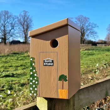 Studio/Home Office Personalised Bird Box, 4 of 7