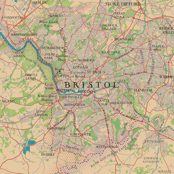 University Of Bristol Map Print Graduation Gift, 2 of 4