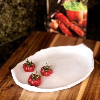 Gifts For Cooks: Ceramic Cherry Tomatoes Tapas Dish, 2 of 10