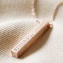 Personalised Bar Necklace, thumbnail 1 of 8