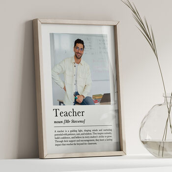 Personalised Teacher Print, Gift For Teacher, 3 of 6