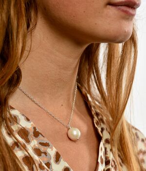 Huge Organic Pearl Necklace, 10 of 10