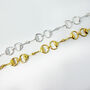 Horse Bit Snaffle Bracelet, In Sterling Silver, Silver Or Gold Plated, thumbnail 4 of 7