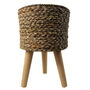 Woven Effect Composite Planter With Stand, thumbnail 2 of 6