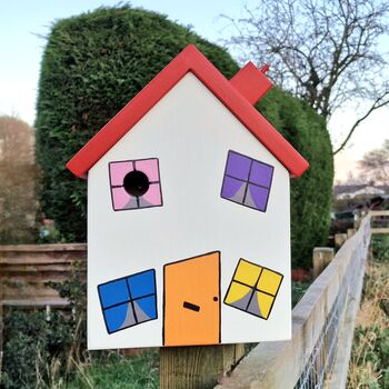 Crooked House Personalised Bird Box, 2 of 3