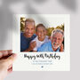 Photo Birthday Card For 60th, 70th, 80th Birthday, thumbnail 6 of 10