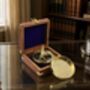 Personalised Signature Sundial Compass With Wooden Box, thumbnail 8 of 12