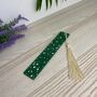 Green Terrazzo Bookmark And Page Holder Giftset, thumbnail 4 of 8