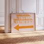 'This Way To The Disco' Print, thumbnail 4 of 4